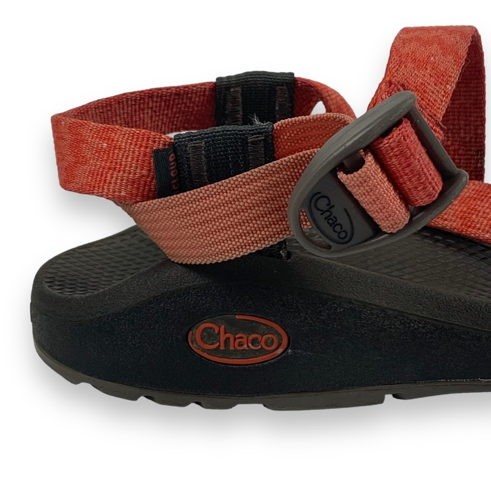 Chaco Orange Chevron Patterned Z Cloud Sport Sand… - image 7